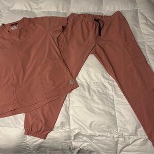 Carhartt Pink Scrub Set
